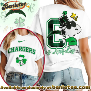 Los Angeles Chargers Premium NFL Snoopy St Patricks Day Tshirt, Hoodie, Sweatshirt