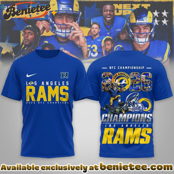 Los Angeles Rams Premium NFL 2026 Super Bowl 3D Tshirt, Sweatshirt, Hoodie - Ver 3