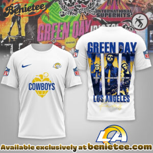Los Angeles Rams Premium NFL Premium NFL Green Day X Super Bowl LX Special Edition 3D Tshirt, Hoodie, Sweatshirt
