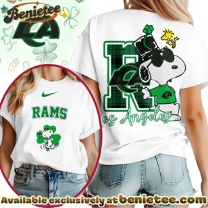 Los Angeles Rams Premium NFL Snoopy St Patricks Day Tshirt, Hoodie, Sweatshirt
