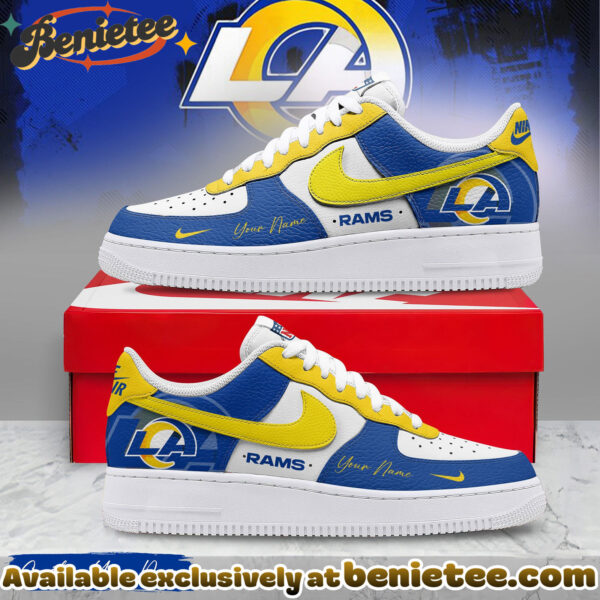 Los Angeles Rams Premium SHOES Air Force 1 Victory Pride Limited Edition