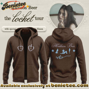 Madison Beer The Locket Tour Zip Hoodie, Sweatshirt, Tshirt