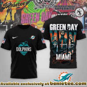 Miami Dolphins Premium NFL Premium NFL Green Day X Super Bowl LX Special Edition 3D Tshirt, Hoodie, Sweatshirt