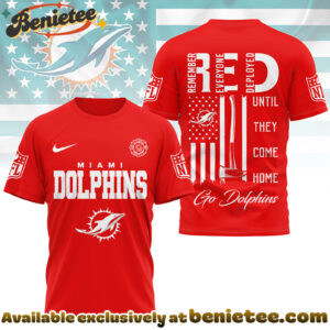 Miami Dolphins Premium NFL Red Friday Firefighter 3D Tshirt, Hoodie, Sweatshirt