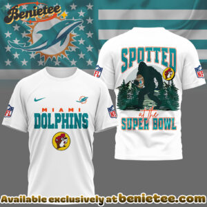Miami Dolphins Premium NFL Spotted at the Super Bowl 3D Tshirt, Sweatshirt, Hoodie