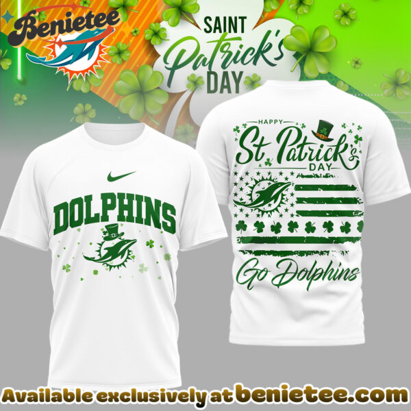 Miami Dolphins Premium NFL St. Patricks Day 3D Tshirt, Hoodie, Sweatshirt