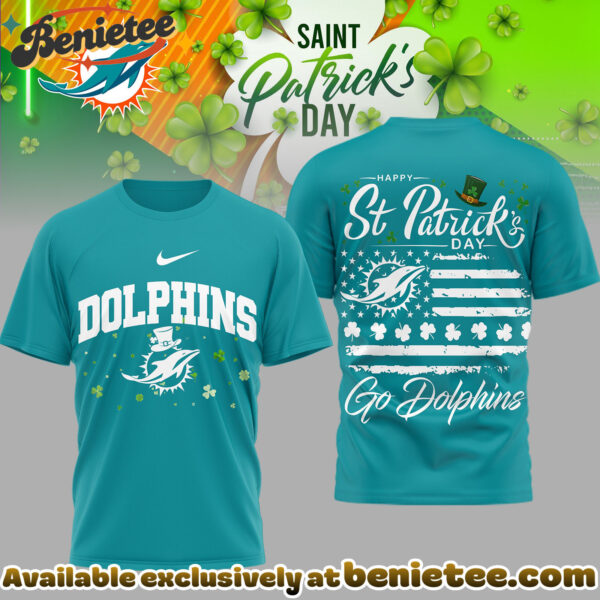 Miami Dolphins Premium NFL St. Patricks Day 3D Tshirt, Hoodie, Sweatshirt