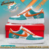 Miami Dolphins Premium SHOES Air Force 1 Victory Pride Limited Edition