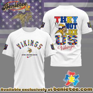Minnesota Vikings Premium NFL Autism Awareness Month 3D Tshirt, Hoodie, Sweatshirt