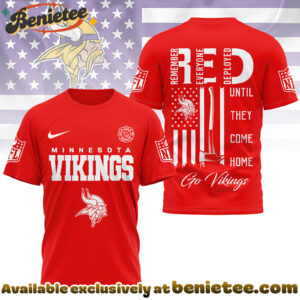 Minnesota Vikings Premium NFL Red Friday Firefighter 3D Tshirt, Hoodie, Sweatshirt
