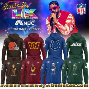 NFL x Bad Bunny Super Bowl Hoodie, Sweatshirt, Tshirt - All Teams Edition - Ver 3