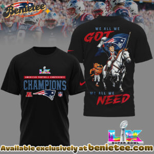 New England Patriots Premium NFL 2026 Super Bowl 3D Tshirt, Sweatshirt, Hoodie