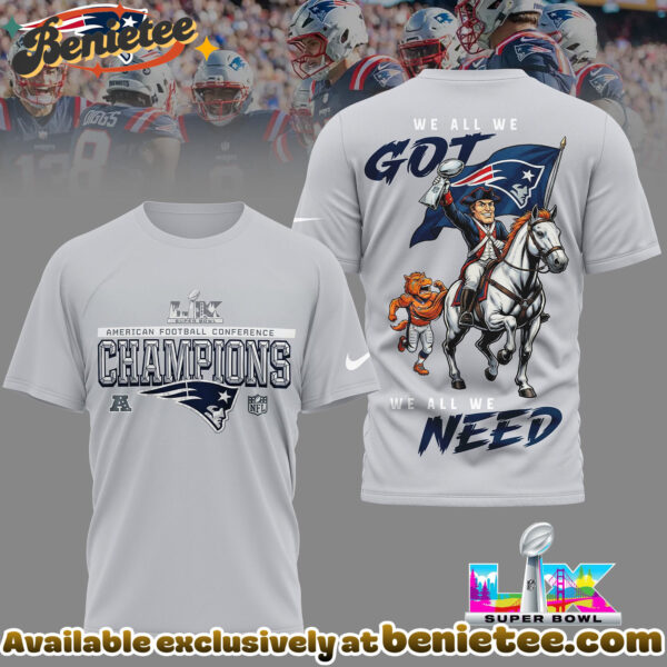 New England Patriots Premium NFL 2026 Super Bowl 3D Tshirt, Sweatshirt, Hoodie
