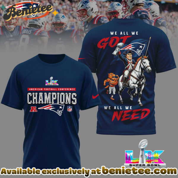 New England Patriots Premium NFL 2026 Super Bowl 3D Tshirt, Sweatshirt, Hoodie