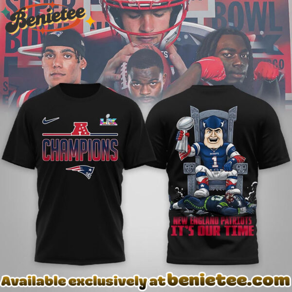 New England Patriots Premium NFL 2026 Super Bowl 3D Tshirt, Sweatshirt, Hoodie - Ver 4