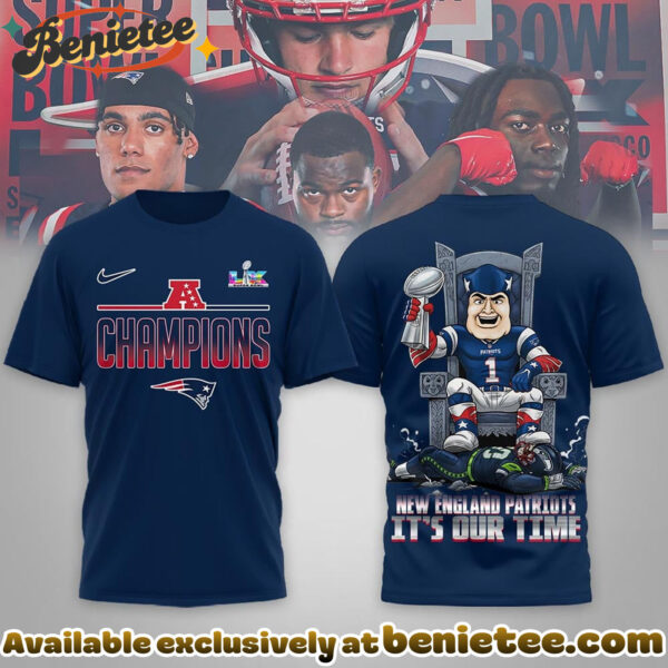 New England Patriots Premium NFL 2026 Super Bowl 3D Tshirt, Sweatshirt, Hoodie - Ver 4