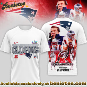 New England Patriots Premium NFL 2026 Super Bowl 3D Tshirt, Sweatshirt, Hoodie - Ver 3