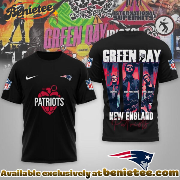 New England Patriots Premium NFL Premium NFL Green Day X Super Bowl LX Special Edition 3D Tshirt, Hoodie, Sweatshirt