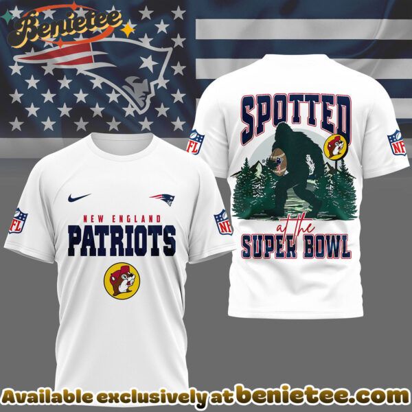 New England Patriots Premium NFL Spotted at the Super Bowl 3D Tshirt, Sweatshirt, Hoodie