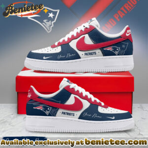 New England Patriots Premium SHOES Air Force 1 Victory Pride Limited Edition