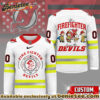 New Jersey Devils Premium NHL Snoopy Firefighter Hockey Jersey