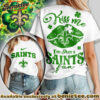 New Orleans Saints Premium NFL Kiss Me St. Patricks Day Women Tshirt, Hoodie, Sweatshirt