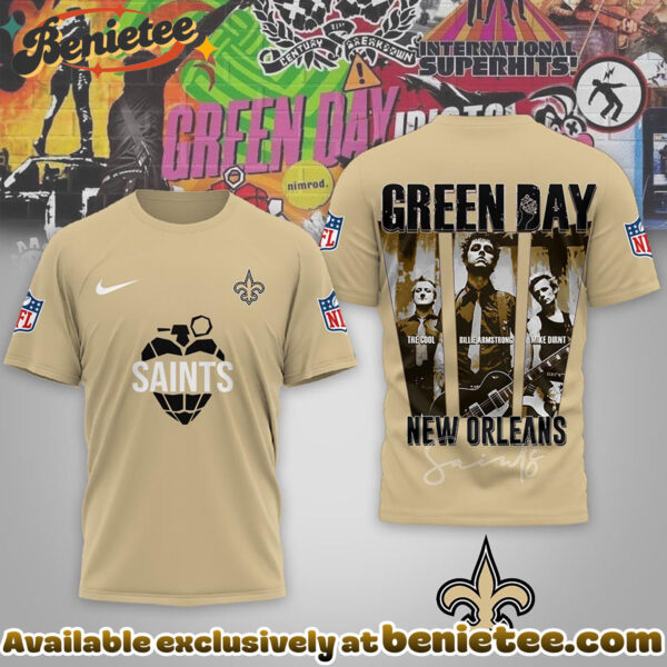 New Orleans Saints Premium NFL Premium NFL Green Day X Super Bowl LX Special Edition 3D Tshirt, Hoodie, Sweatshirt