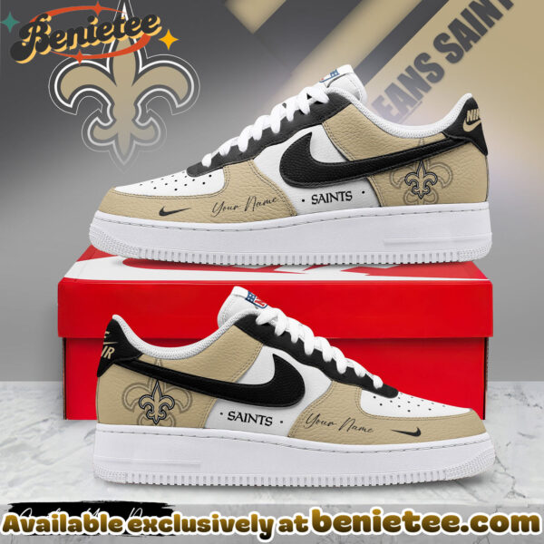 New Orleans Saints Premium SHOES Air Force 1 Victory Pride Limited Edition