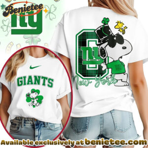 New York Giants Premium NFL Snoopy St Patricks Day Tshirt, Hoodie, Sweatshirt