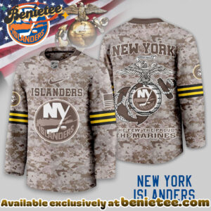 New York Islanders Premium NHL U.S.M.C Hockey Jersey