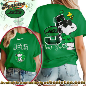 New York Jets Premium NFL Snoopy St Patricks Day Tshirt, Hoodie, Sweatshirt