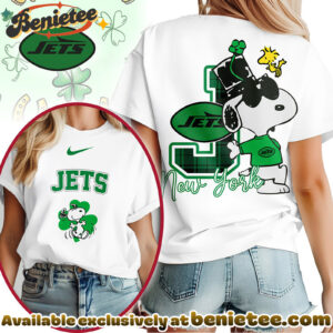 New York Jets Premium NFL Snoopy St Patricks Day Tshirt, Hoodie, Sweatshirt