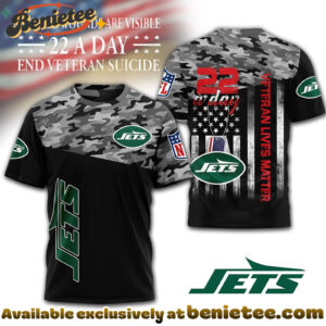 New York Jets Premium NFL Veteran Suicide Awareness 3D Tshirt, Sweatshirt, Hoodie