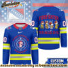New York Rangers Premium NHL Snoopy Firefighter Hockey Jersey