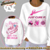North Carolina Tar Heels Premium NCAA Breast Cancer Awareness T-Shirt And Sweatshirt