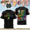 Notre Dame Fighting Irish Premium NCAA Fight Cancer In All Colors 3D Tshirt, Hoodie, Sweatshirt