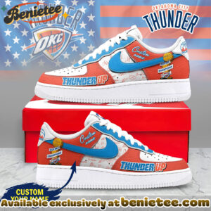 Oklahoma City Thunder Premium SHOES Air Force 1 Limited Edition