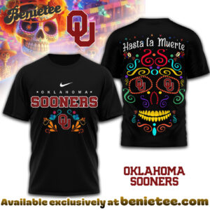 Oklahoma Sooners Premium NCAA Day of the Dead 3D Tshirt, Sweatshirt, Hoodie