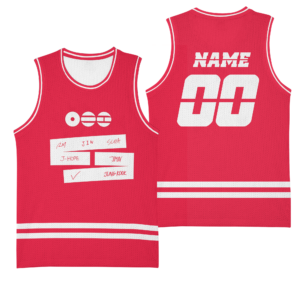 Custom BTS Basketball Jersey,Personalized BTS Members Kpop Shirt Crop Top,BTS Merch,Kpop Gift For Her Fans Unisex