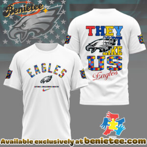 Philadelphia Eagles Premium NFL Autism Awareness Month 3D Tshirt, Hoodie, Sweatshirt