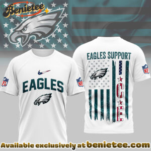 Philadelphia Eagles Premium NFL Ice Support 3D Tshirt, Sweatshirt, Hoodie