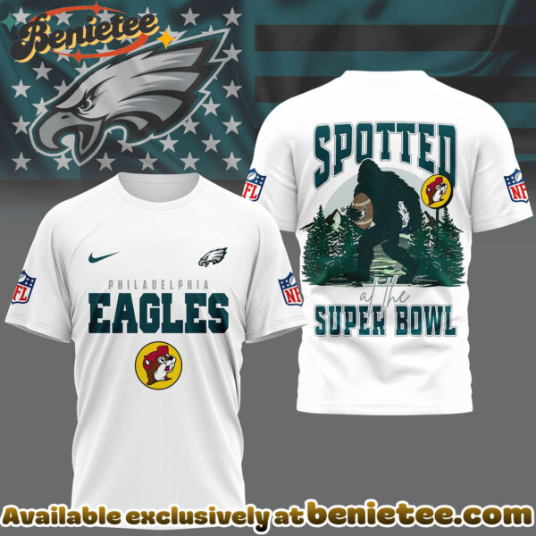 Philadelphia Eagles Premium NFL Spotted at the Super Bowl 3D Tshirt, Sweatshirt, Hoodie