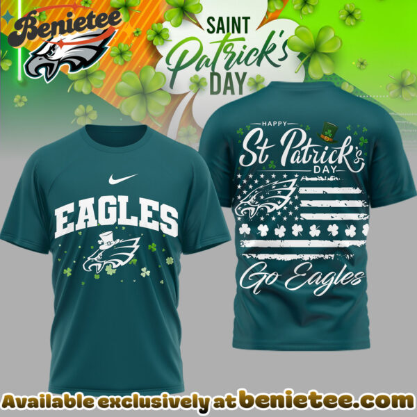 Philadelphia Eagles Premium NFL St. Patricks Day 3D Tshirt, Hoodie, Sweatshirt