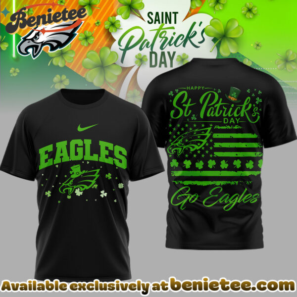 Philadelphia Eagles Premium NFL St. Patricks Day 3D Tshirt, Hoodie, Sweatshirt