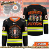 Philadelphia Flyers Premium NHL Snoopy Firefighter Hockey Jersey