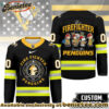 Pittsburgh Penguins Premium NHL Snoopy Firefighter Hockey Jersey