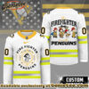 Pittsburgh Penguins Premium NHL Snoopy Firefighter Hockey Jersey