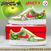 Pittsburgh Steelers Premium NFL Grinch SHOES Air Force 1 Limited Edition