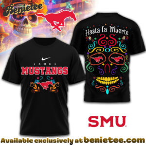SMU Mustangs Premium NCAA Day of the Dead 3D Tshirt, Sweatshirt, Hoodie