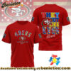 San Francisco 49ers Premium NFL Autism Awareness Month 3D Tshirt, Hoodie, Sweatshirt